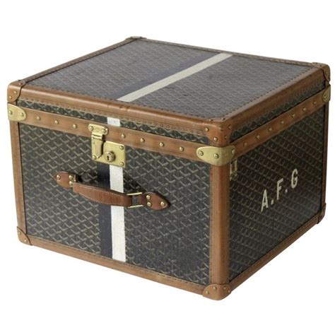 goyard boxes|goyard trunk.